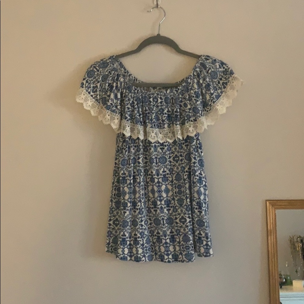 off the shoulder blouse
